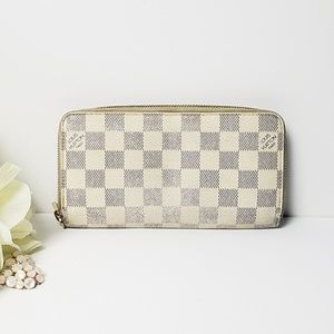 Authentic Louis Vuitton Damier Azur Zippy wallet